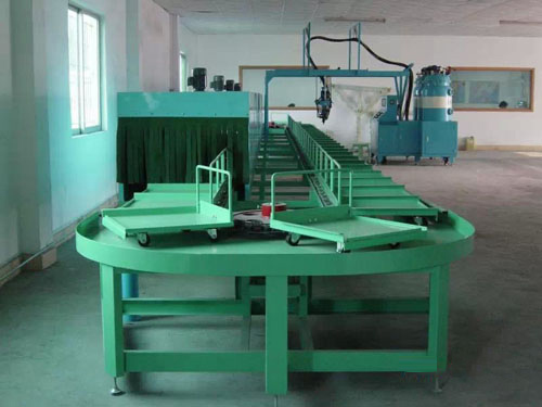 臺(tái)車(chē)成型生產(chǎn)線